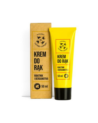 Crème pour les mains à l'argousier et à la bergamote pour les mains extrêmement sèches, Mydlarnia Cztery Szpaki - 1