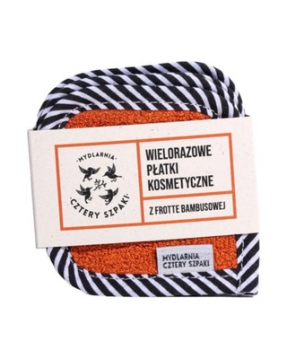 Tampons cosmétiques réutilisables en tissu éponge de bambou économiques et écologiques Mydlarnia Cztery Szpaki - 1