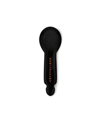 Massage des yeux gua sha en obsidienne noire - réflexologie du visage Crystallove - 1