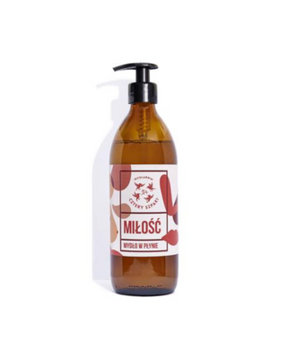 Savon liquide stimulant sensoriel Amour hydratant peau sèche Mydlarnia Cztery Szpaki - 1