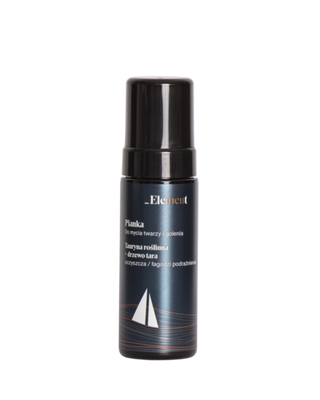 Mousse nettoyante et rasante pour le visage à la taurine végétale issue d'algues pour hommes Element Men - 1