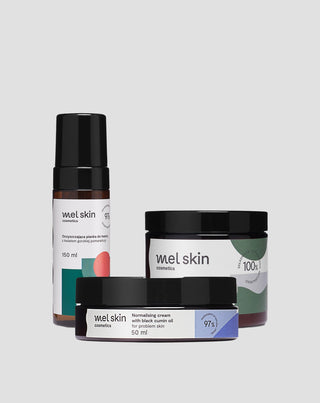 Kit pour peau grasse Mel Skin1 - 1