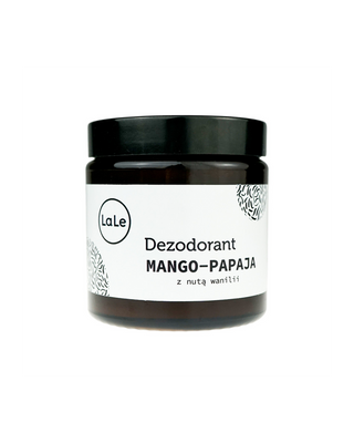 Déodorant bio en crème - Mangue-papaye avec un soupçon de vanille pour une sensation de fraîcheur durable La-Le - 1