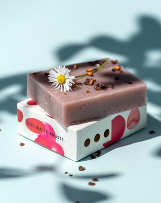 Savon saponifié à froid 100% naturel en pain traditionnel framboise avec huiles végétales Opcja Natura_3