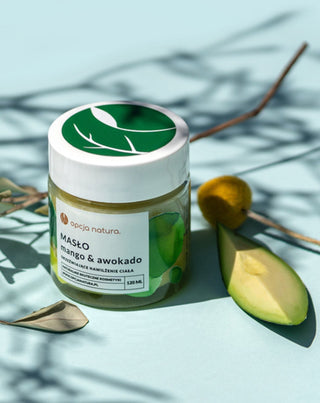 Beurre corporel pour peau sèche, abîmée et bronzée Mangue &amp; Avocat Opcja Natura_2