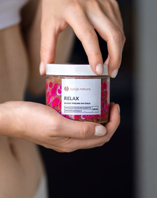 Gommage corporel nettoyant Relax naturel au sel d'Epsom Opcja Natura_2