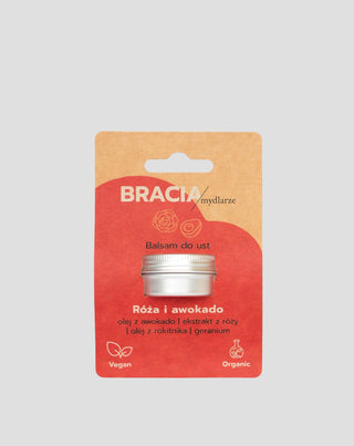 Baume régénérant pour les lèvres rose et avocat avec vitamine E Bracia Mydlarze_4 - 4
