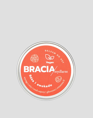 Baume régénérant pour les lèvres rose et avocat avec vitamine E Bracia Mydlarze - 1