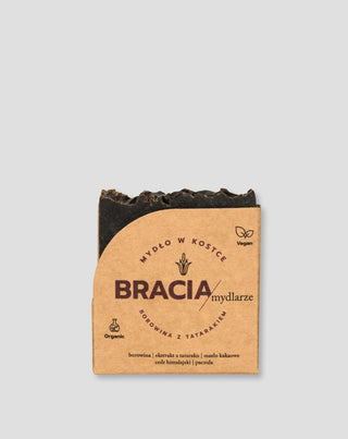 Savon en barre antibactérien et antifongique Borowina avec calamus Bracia Mydlarze - 1