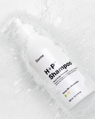 Shampoing au chanvre avec probiotiques combattant les démangeaisons et la desquamation du cuir chevelu H+P Dermz_2 - 2