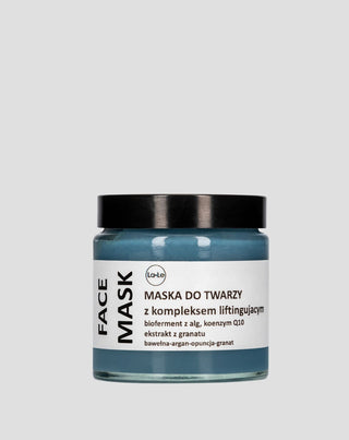 Masque liftant pour le visage avec bioferment d'algues, coenzyme Q10 et extrait de grenade La-Le