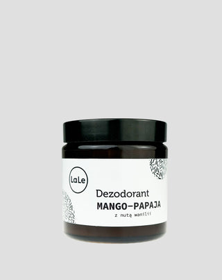 Déodorant écologique en crème - Mangue-papaye avec une touche de vanille assurant une sensation de fraîcheur longue durée La-Le - 1