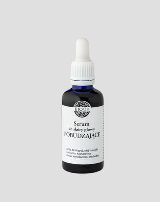 Sérum pour le cuir chevelu stimulant la pousse des cheveux avec un mélange d'herbes indiennes BIOUP - 1