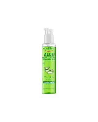 Gel micellaire à l'aloe vera et à l'acide hyaluronique pour les peaux sensibles Equilibra - 1