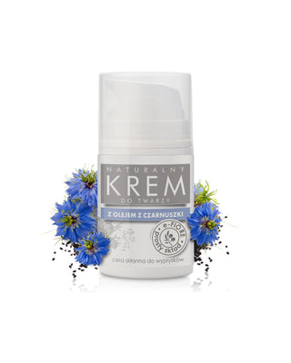 Crème naturelle pour le visage à l'huile de nigelle pour l'eczéma, l'eczéma et l'hyperpigmentation E-Fiore - 1