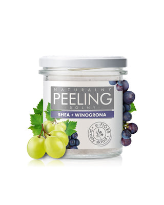 Gommage naturel au sel de raisin, au beurre de karité, à l'huile de coco et à la vit. E-Fiore - 1