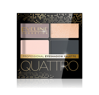 Palette de 4 ombres à paupières Quattro Eyeshadow dans une nuance de beige et de gris n° 02 Eveline - 1