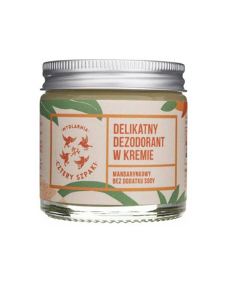 Déodorant délicat à la crème de mandarine, sans soda Mydlarnia Cztery Szpaki - 1