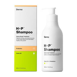 Shampooing au chanvre avec probiotiques pour combattre les démangeaisons et la desquamation du cuir chevelu H+P Dermz - 3