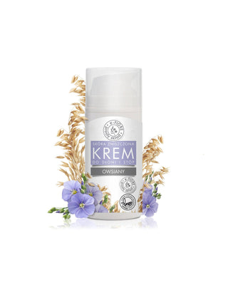 Crème d'avoine à l'huile de lin et d'orange pour les mains et les pieds E-Fiore - 1