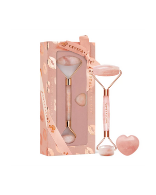 Masseur pour le visage en quartz rose, pierre d'amouri Selflove set Crystallove - 1