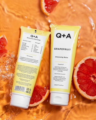 Baume hydratant et apaisant pour le visage au pamplemousse Grapefruit Cleansing Balm Q+A - 2