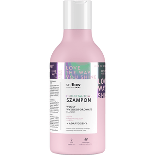 Shampooing humectant pour les cheveux à forte porosité et cassants so!flow - 1