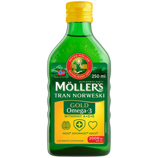 Trank norvégien au citron de Gold Moller avec 2000 UI de vitamine D3 - 1