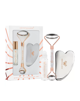 Set de massage du visage en acier inoxydable - cryothérapie Cryo Ice Beauty set Crystallove - 1