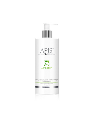 Tonique antibactérien nettoyant au thé vert Acne-Stop Apis - 1