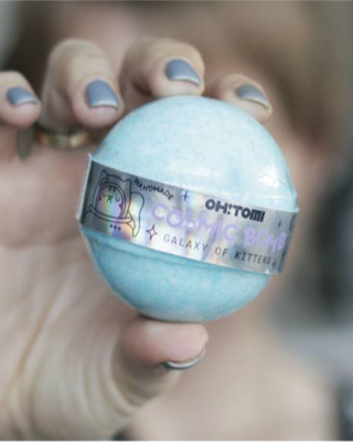 Boule de bain pétillante aux huiles nourrissantes Galaxy of Kittens Oh!Tomi