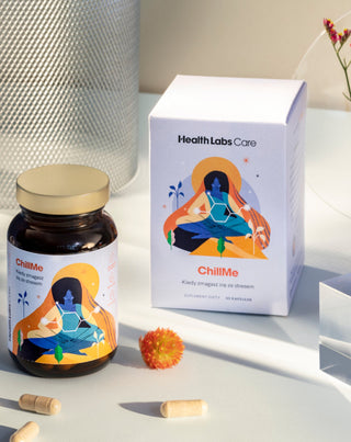 Supplément antistress avec adaptogènes et EGCG ChillMe Health Labs Care 60 gélules - 2