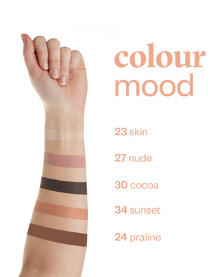Ombre à paupières matte Colour mood dans une couleur chocolat noir 30 Cocoa Paese