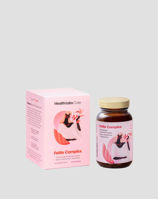 Supplément favorisant l'absorption du fer FeMe Complex Health Labs Care 60 gélules - 1