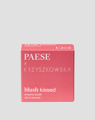 Fard à joues en crème dans une teinte rose-fuchsia Blush kissed 03 Paese X Krzyszkowska