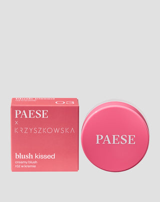 Fard à joues en crème dans une teinte rose-fuchsia Blush kissed 03 Paese X Krzyszkowska
