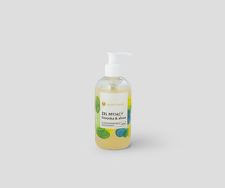 Gel nettoyant pour le corps et le visage au citron vert et à l'aloe vera 100 % naturel Opcja Natura - 1