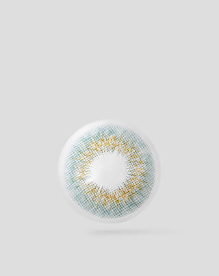 Lentilles de contact de couleur menthe et vert céladon, lentilles mensuelles zéro green moons n° 2 Ovio - 2