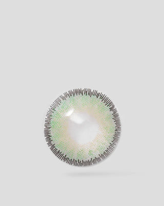 Lentilles de contact de couleur verte avec bandes argentées green moons n° 3 Ovio - 3