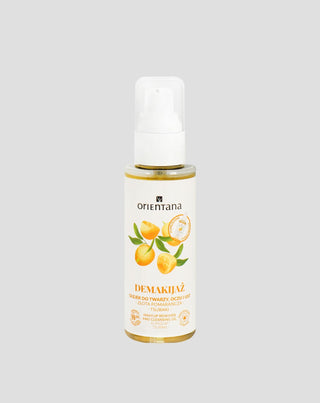 Huile démaquillante pour le visage et les yeux Orientana golden orange et tsubaki - 1