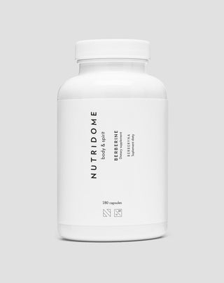 Berberine HCl comprimés hypocholestérolémiants, hypoglycémiants et hypotenseurs Nutridome 180 gélules - 1