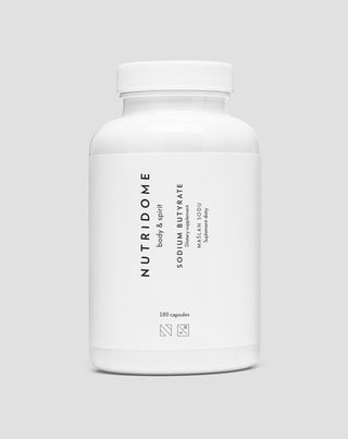 Butyrate de sodium 620 mg/jour pour les troubles de la flore intestinale, inflammatoire et bactérienne Nutridome 180 pcs - 1