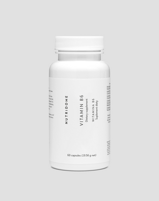 Vitamine B6 pyridoxine 6 mg en gélules, système nerveux et régulation de l'activité hormonale 60 gélules Nutridome