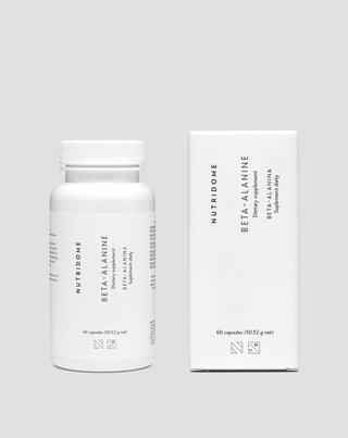 Bêta-alanine 700 mg pour la performance et la réduction de la fatigue musculaire Nutridome, 60 gélules - 2