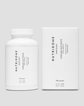 Butyrate de sodium 620 mg/jour pour les troubles de la flore intestinale, inflammatoire et bactérienne Nutridome 180 pcs - 3