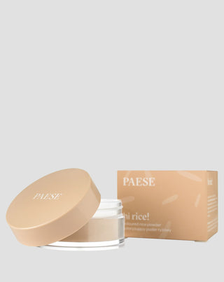Poudre de riz en vrac fixatrice et matifiante couleur naturelle Hi Rice Paese - 3