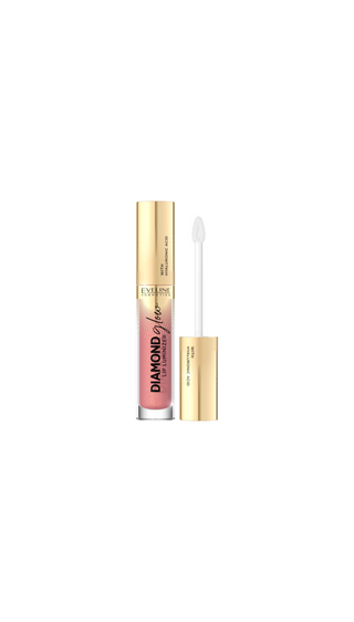 Brillant à lèvres à l’acide hyaluronique n° 04 raspberry sorbet Diamond Glow Lip Luminizer Eveline - 1