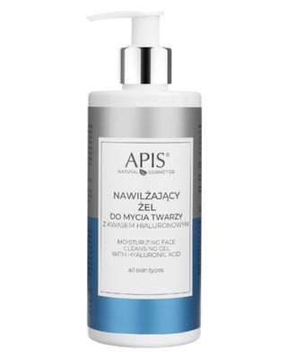 Gel nettoyant hydratant et apaisant pour le visage à l'acide hyaluronique Apis - 1