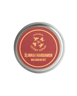 Baume à lèvres prune et cardamome pour les lèvres gercées et craquelées, Mydlarnia Cztery Szpaki - 1