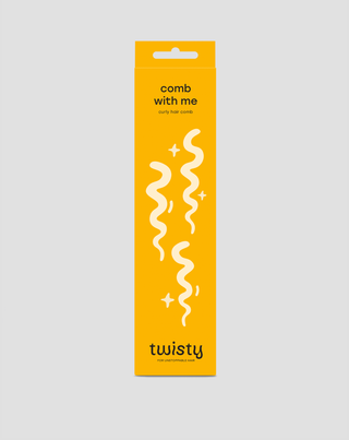 Peigne à larges dents pour boucles, pour un démêlage et un soin délicats des cheveux Twisty